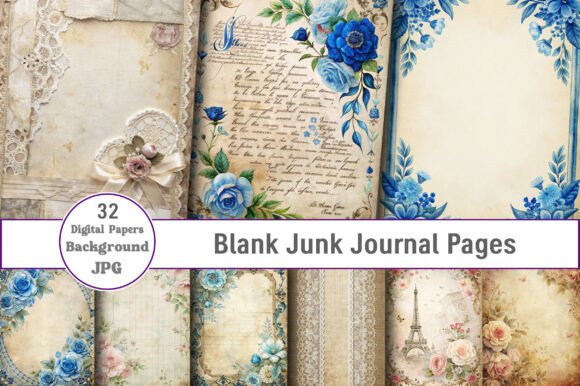 Blank Junk Journal Pages: A Creative Hub for All Your Projects