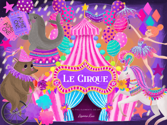 Pink Circus Clipart Girly Carnival PNG: A Strategic Tool for Creative and Business Success