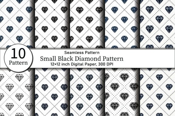 Small Black Diamond Pattern: A Unique Addition to Digital Design
