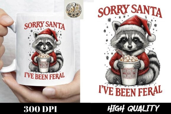 Sorry Santa I've Been Feral Christmas: A Creative Digital Gift