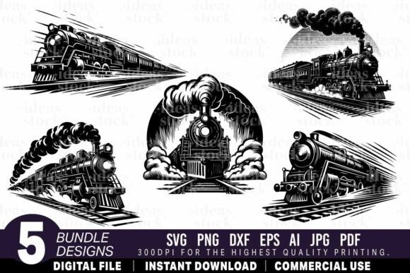 Vintage Steam Train SVG: A Timeless Digital Design for Creative Projects