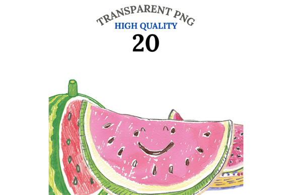 Watermelon Clipart Set